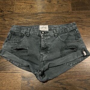 One Teaspoon denim shorts size 28